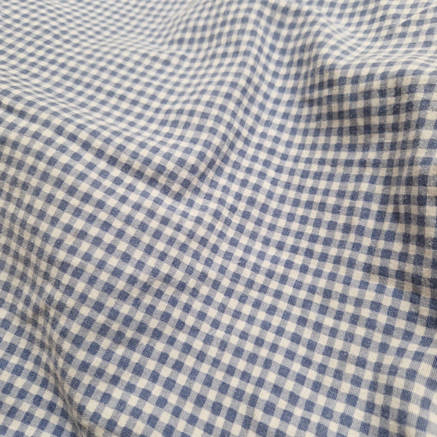 Grand Sac Bowling Bleu & Bleu Marine, doublure à carreaux - Blue Fabrik