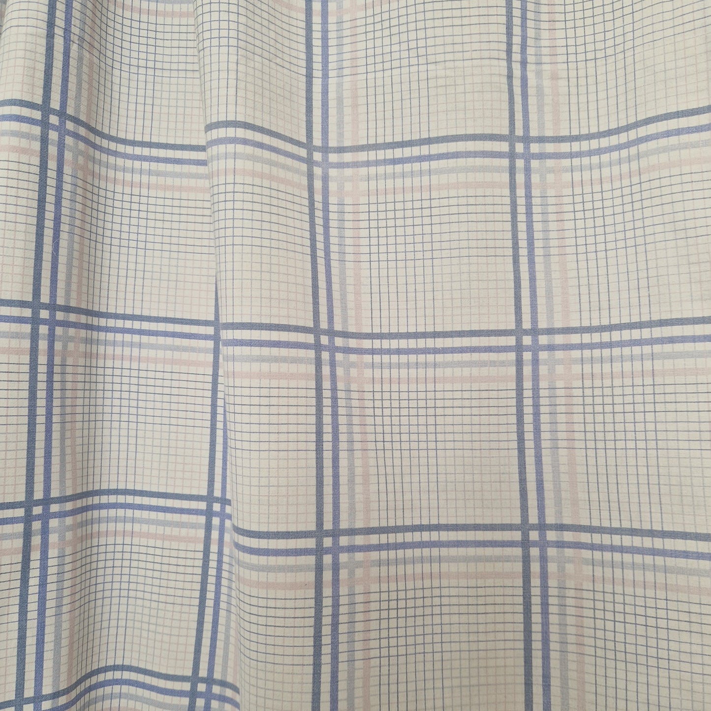 Grand Sac Bowling Bleu & Gris anthracite, doublure à carreaux - Blue Fabrik