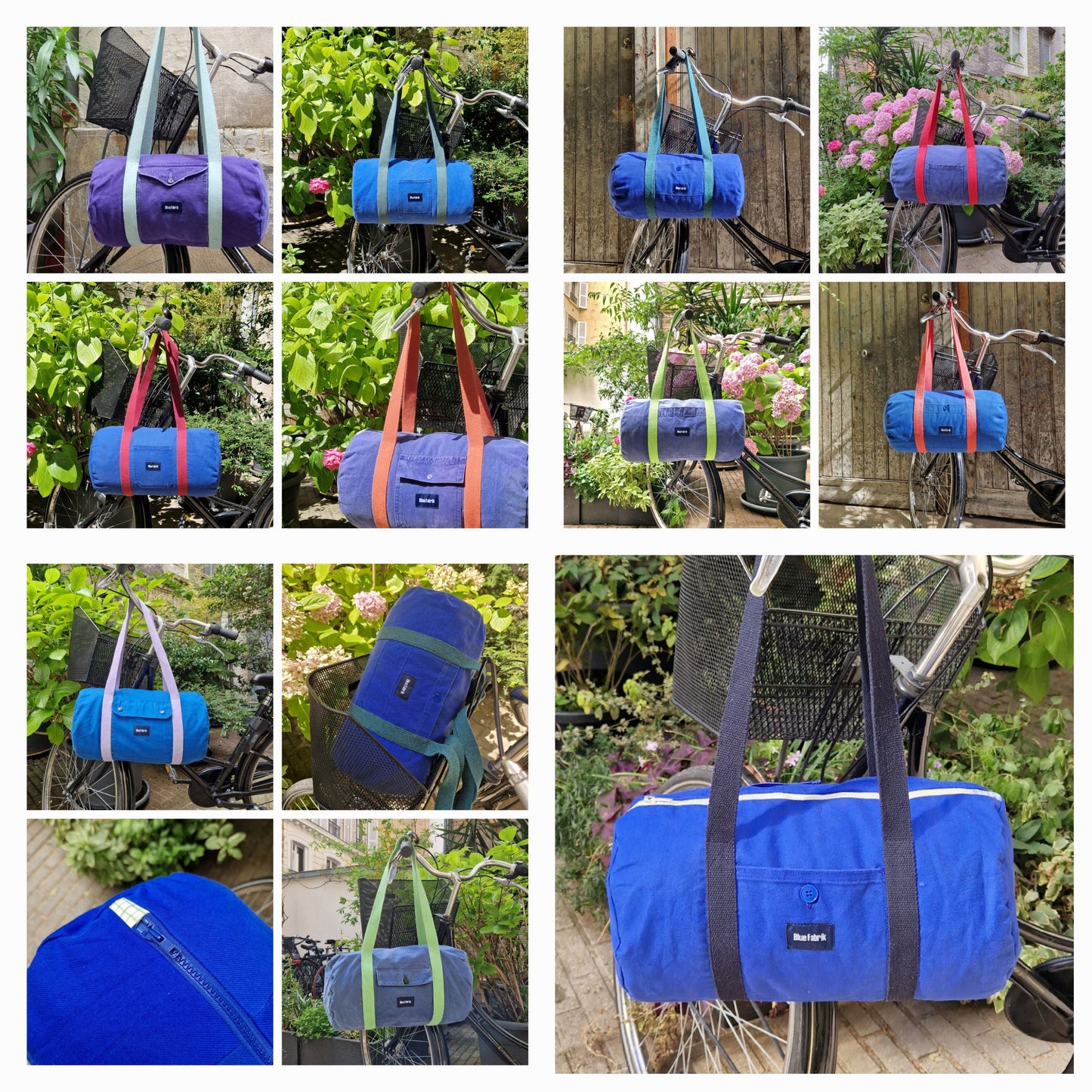 Sac Bowling Medium Bleu ou Vert sur mesure - Blue Fabrik