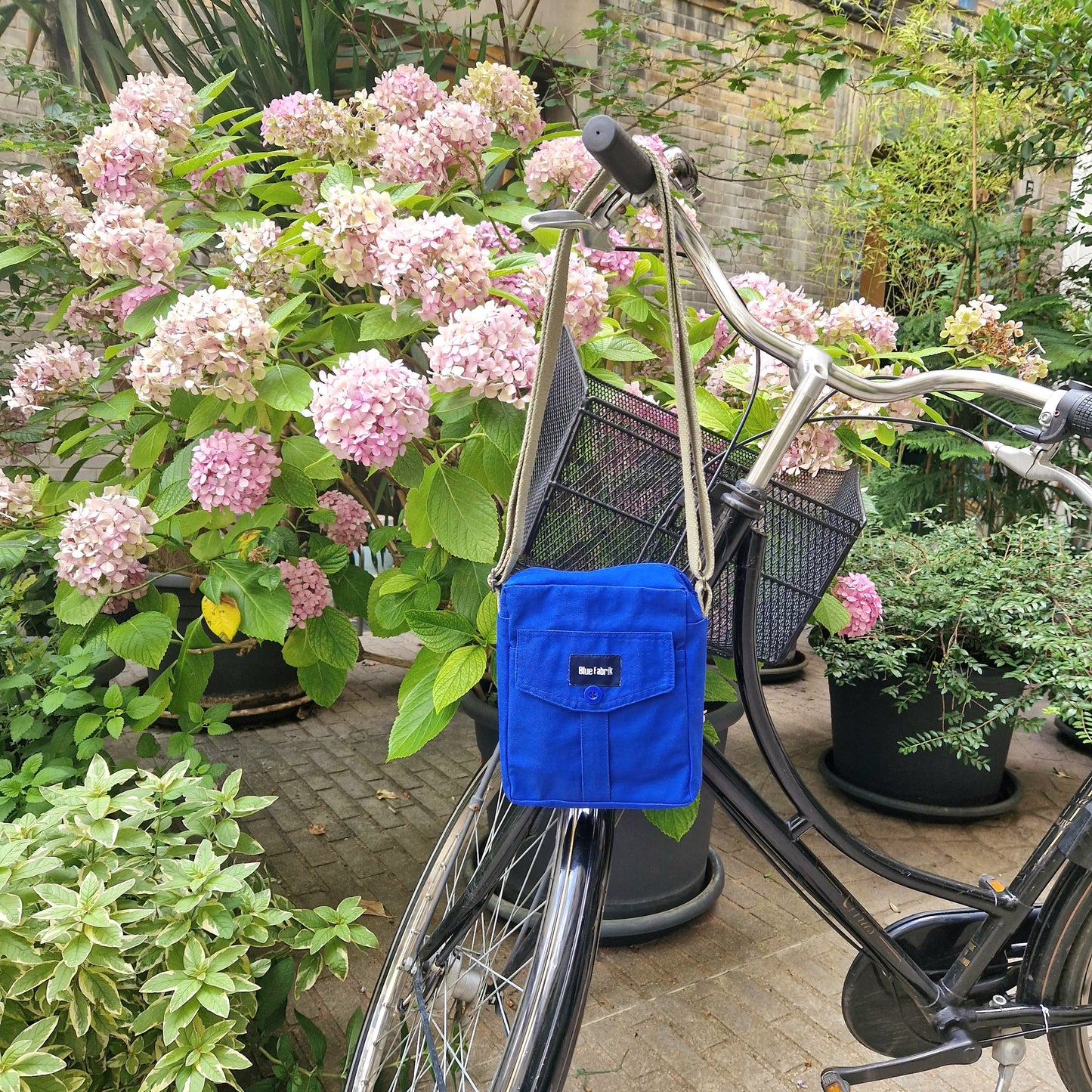 Sacoche BL - OGE - 105 - Anses Olive - Blue Fabrik