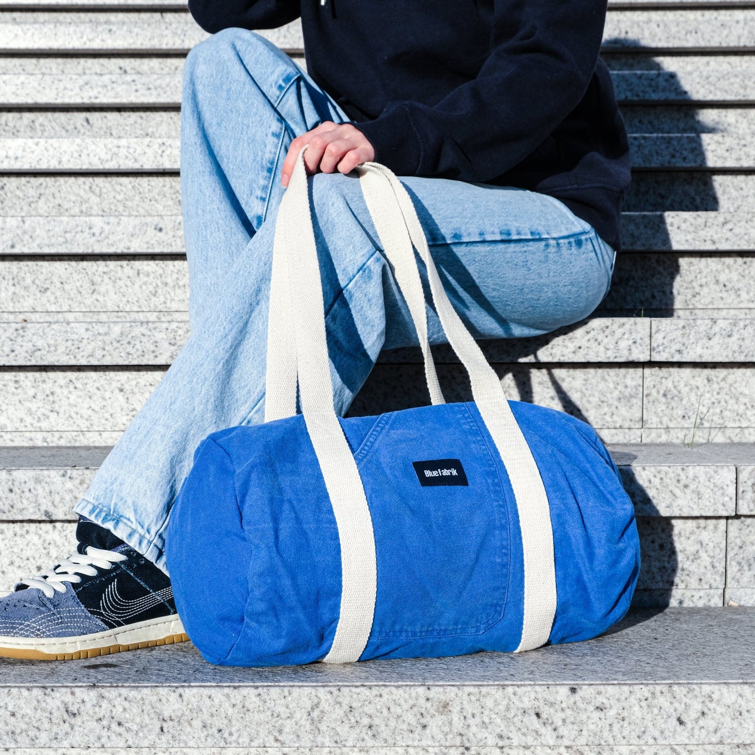 SACS BOWLING MEDIUM - Blue Fabrik