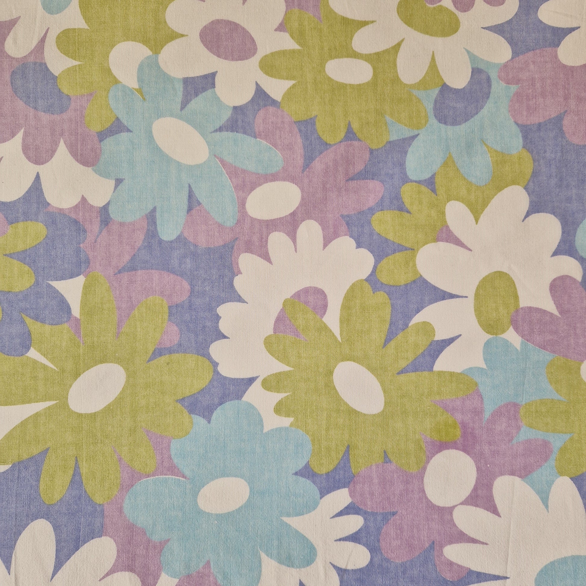 Doublure à fleurs psychédéliques - Blue Fabrik