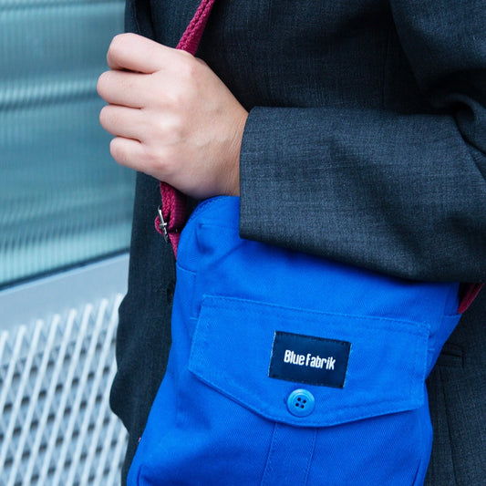 Sacoche BL - CUN - 110 - Anses Bordeaux - Blue Fabrik