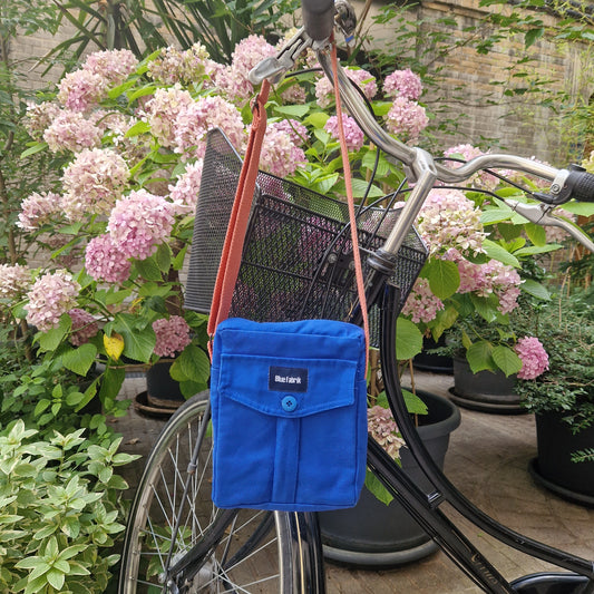 Sacoche BL - OUN - 108 - Anses Orange - Blue Fabrik