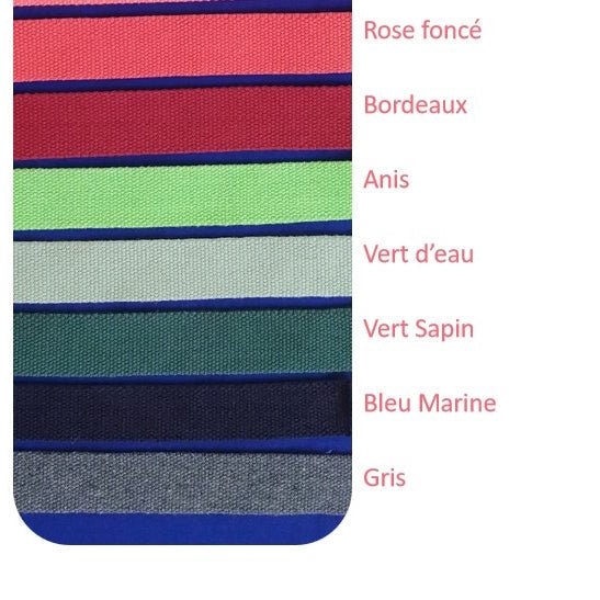 Sacoche Bleue ou Verte sur mesure - Blue Fabrik